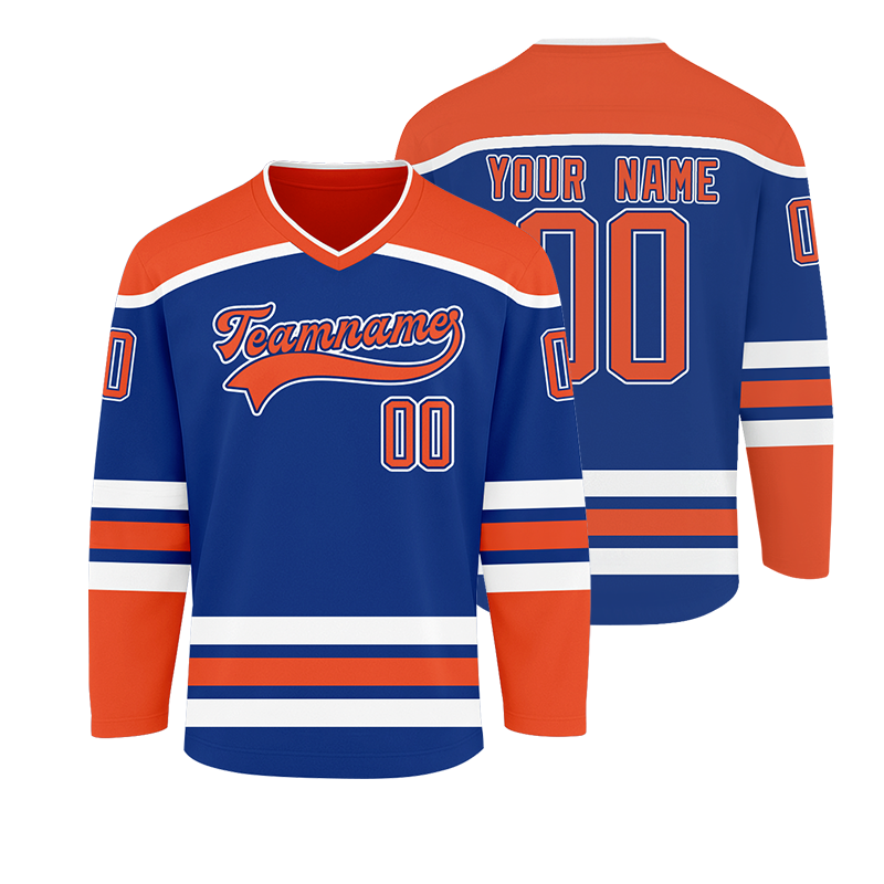 Stitched Printed Custom Hockey Team Uniform with Your Name and Number with Stitched Printed Name Number Team Logo for Men Women Youth Kids