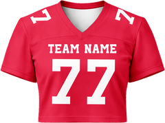 Custom Football Uniform Stitched Printed Name Number for Student Groups