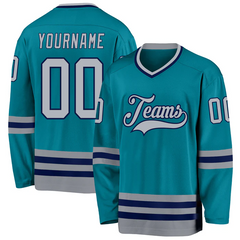 Personalized Hockey Team Jersey Loose Fit Team Jersey with Personalized Name Number Logo for Teams Players and Fans