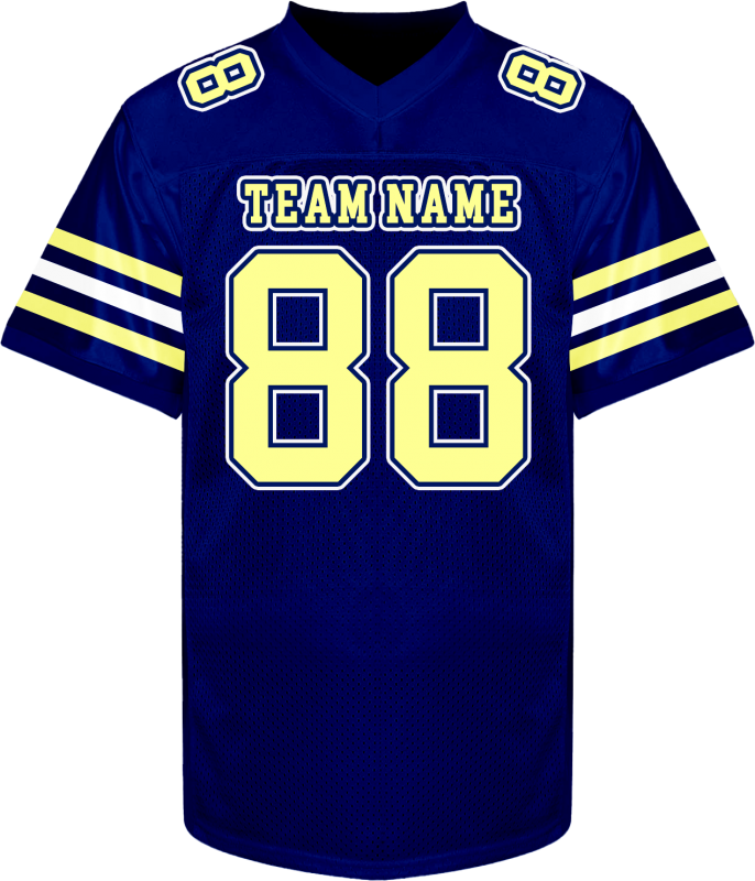 Custom Game Day Football Jersey with Back Name and Number Fan Gift