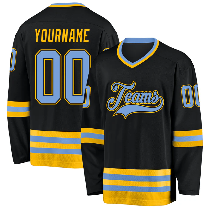 Custom Hockey Fan Jersey with Personalized Name Number Team Uniform with Personalized Name Number Logo for Teams Players and Fans