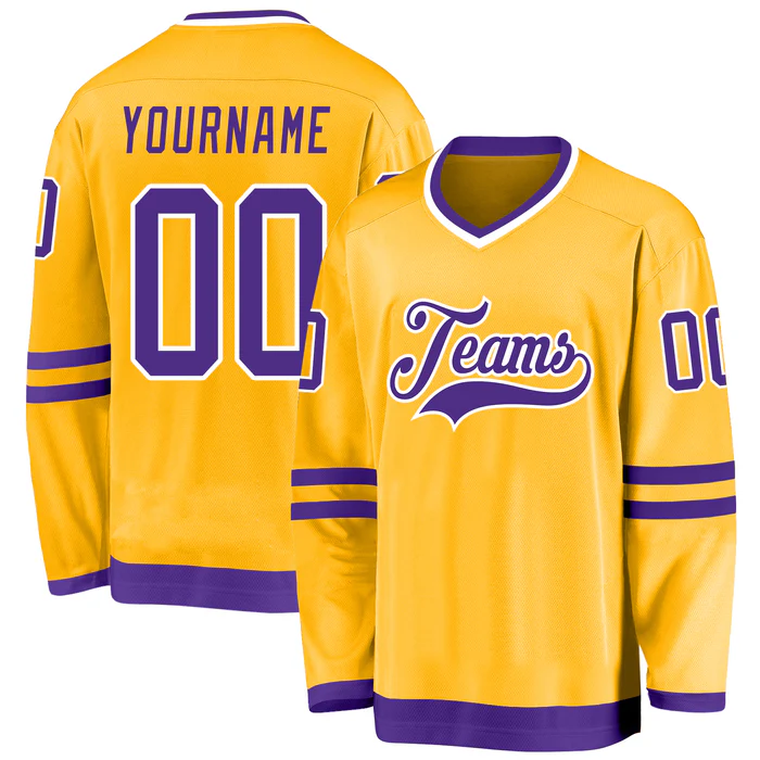 Stitched Printed Name Number Custom Hockey Team Uniform with Stitched Printed Name Number Team Logo for Men Women Youth Kids