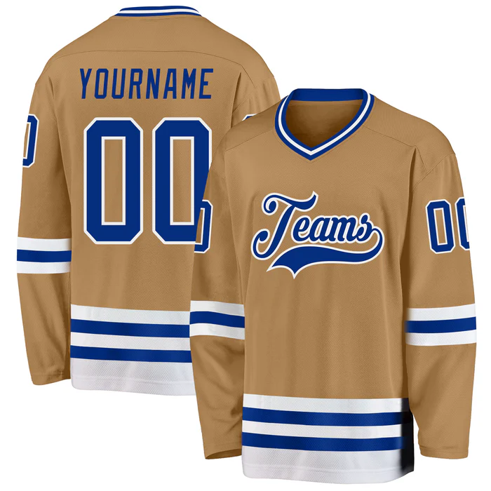 Custom Hockey Fan Jersey with Custom Team Logo for Student Groups with Player Name Number Team Logo for Game Day and Gifts