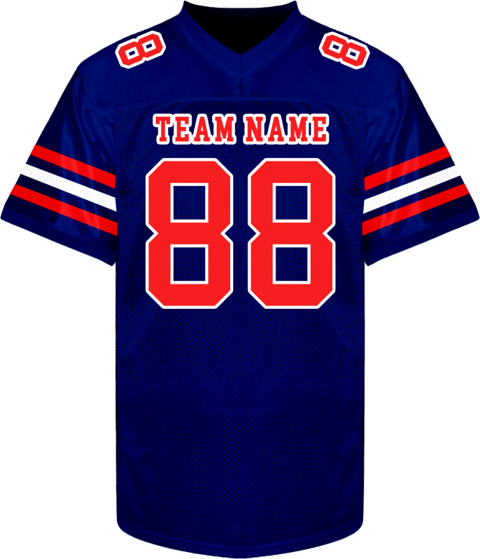 Tournament Style Custom Football Team Jersey Stitched Printed Team Customization