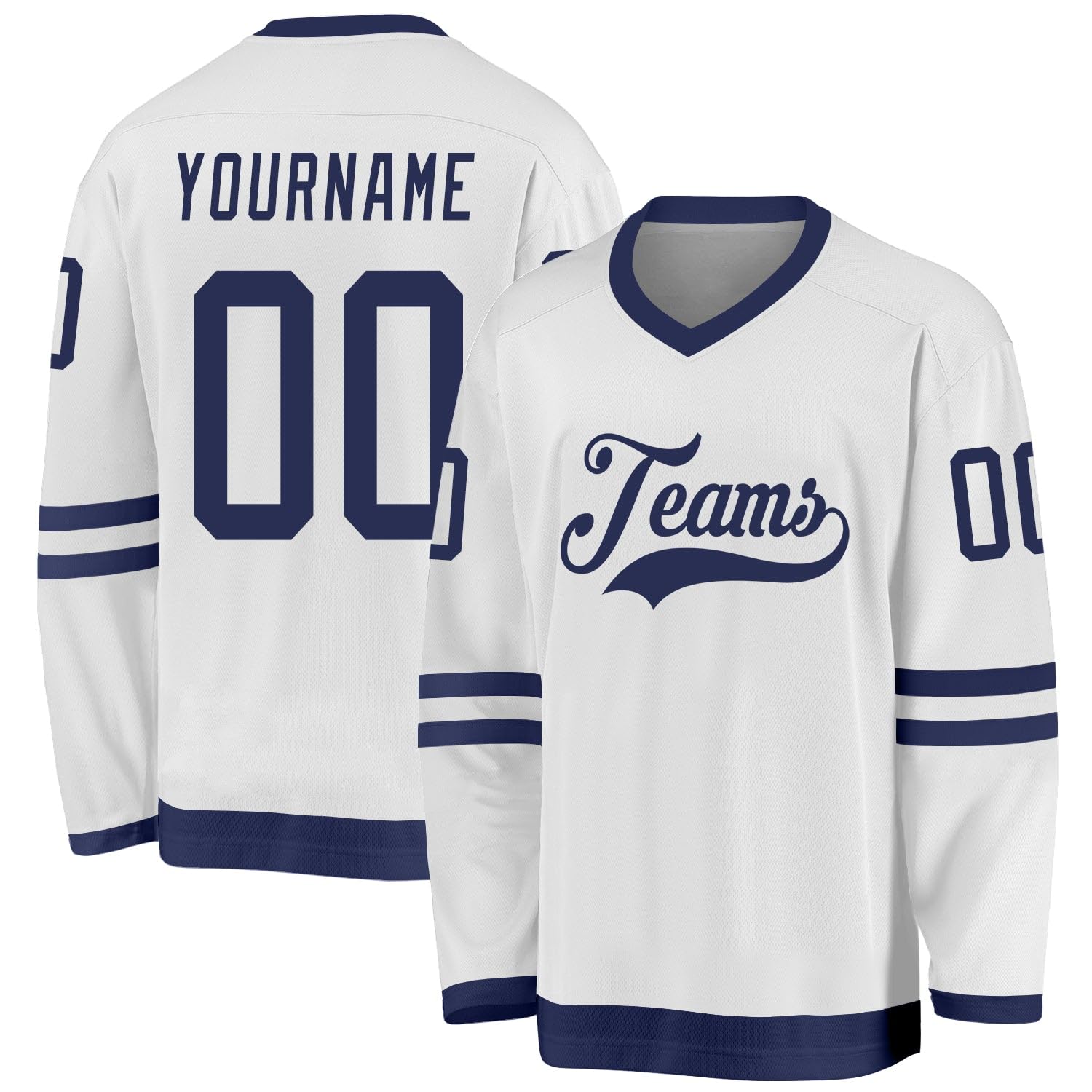 Custom Hockey Team Uniform with Shoulder Patch with Stitched Printed Name Number for Teams Players Fans Men Women Youth Kids