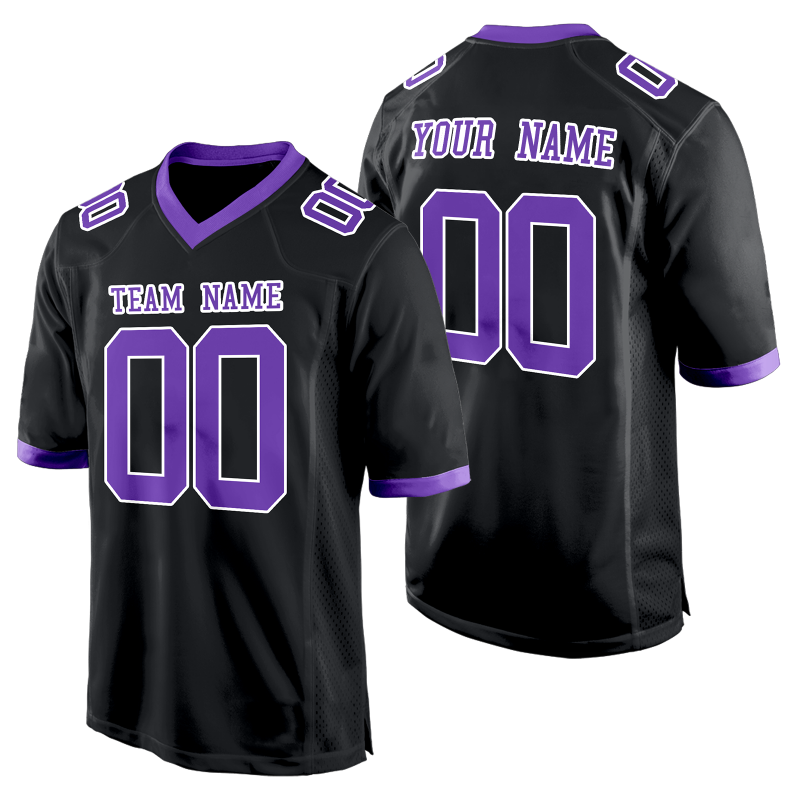 Personalized Football Team Jersey with Player Name and Number for Event Groups
