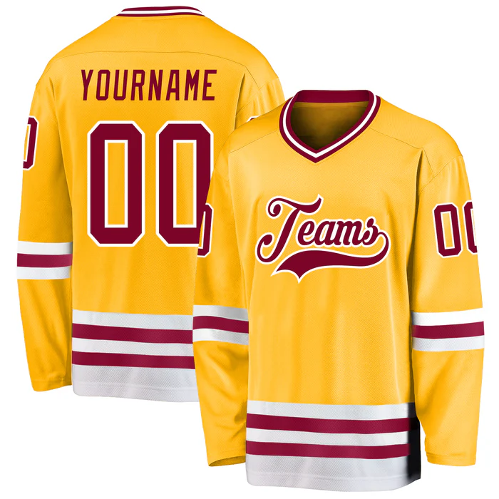 Casual Custom Hockey Team Jersey Stitched Printed Custom Design with Stitched Printed Name Number Team Logo for Men Women Youth Kids