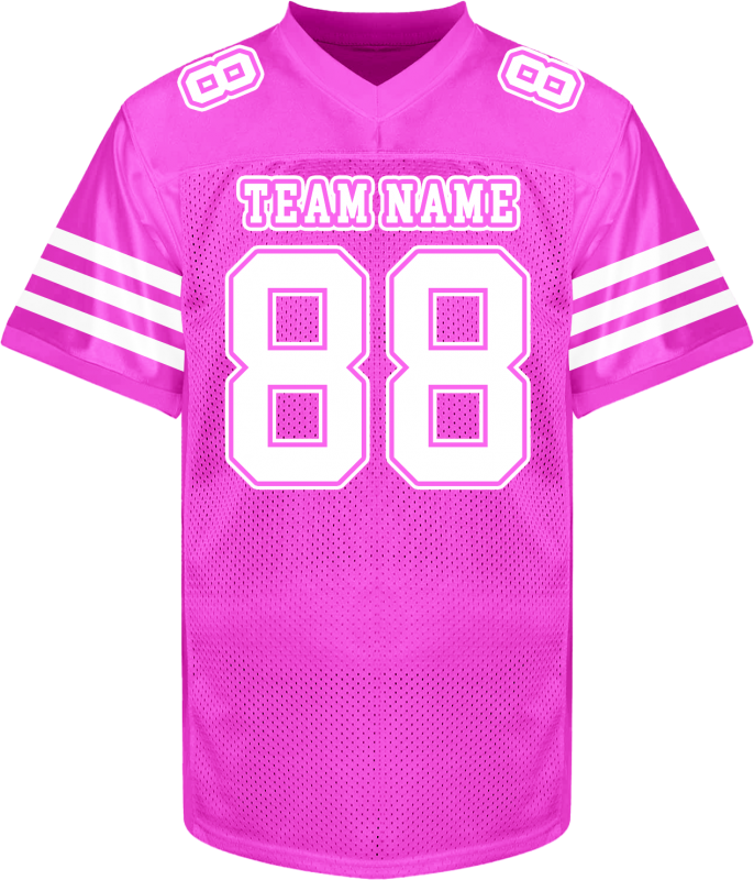 Personalized Football Team Jersey with Custom Front and Back with Stitched Printed Name