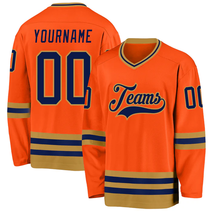 Personalized Hockey Team Jersey Stitched Printed Custom Design for Hockey Game for Teams Players Fans Men Women Youth Kids