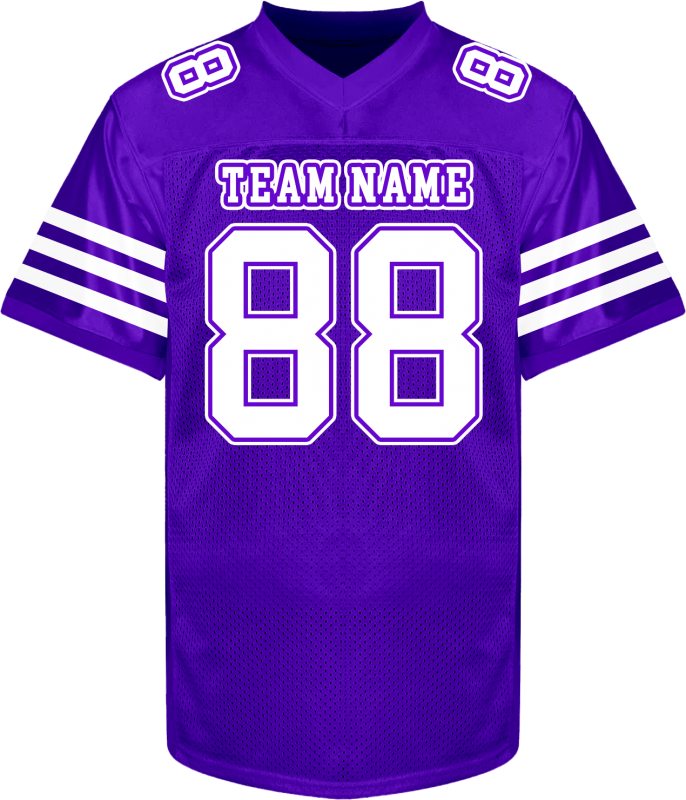 Personalized Football Team Jersey with Name Number and Logo with Stitched Printed Team