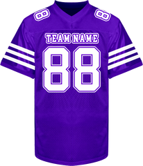 Personalized Football Team Jersey with Name Number and Logo with Stitched Printed Team