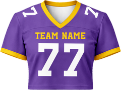 Breathable Personalized Football Jersey with Custom Front Text