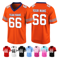 Stitched Printed Name Number Custom American Football Jersey