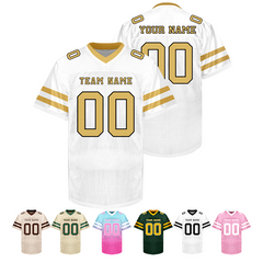 Custom Team Football Uniform with Personalized Name Number for Community Teams