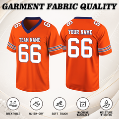 Stitched Printed Name Number Custom American Football Jersey
