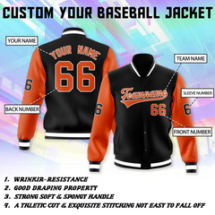 Custom Team Jacket with Personalized Name and Logo Printed and Embroidered for Company Employees