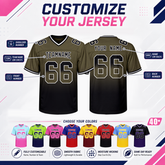 Stitched Printed Personalization Custom Football Uniform