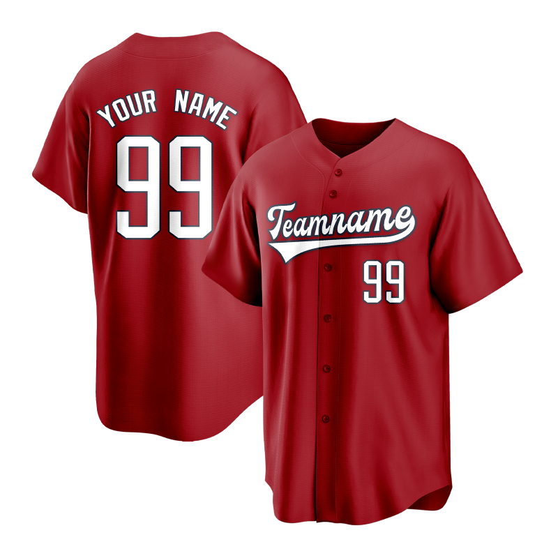 Custom Button Down Baseball Jersey for Men Women Kids
