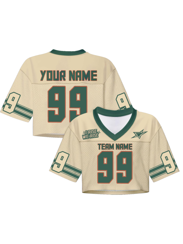Retro Custom Football Team Uniform Stitched Printed Team Logo