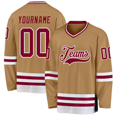 Custom Hockey Team Jersey with Personalized Team Logo Hockey Gift with Personalized Name Number Logo for Teams Players and Fans