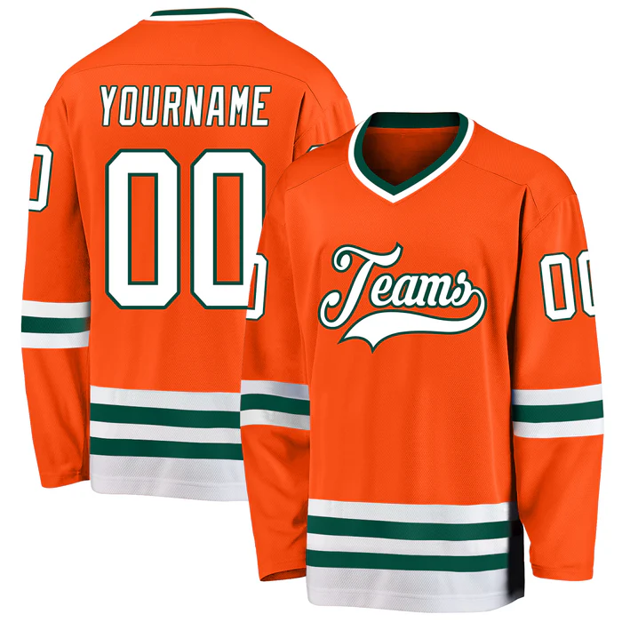 Custom Hockey Shirt with Front Team Name and Back Number with Stitched Printed Name for Teams Players Fans Men Women Youth Kids