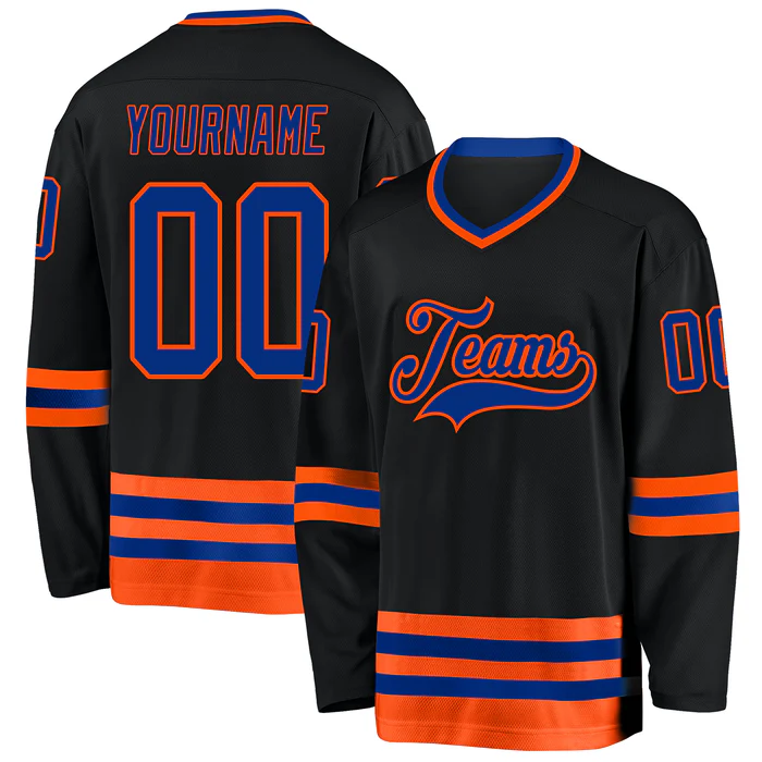 Custom Hockey Fan Jersey with Name and Number for Team Game Wear with Personalized Player Details for Teams Families and Fans