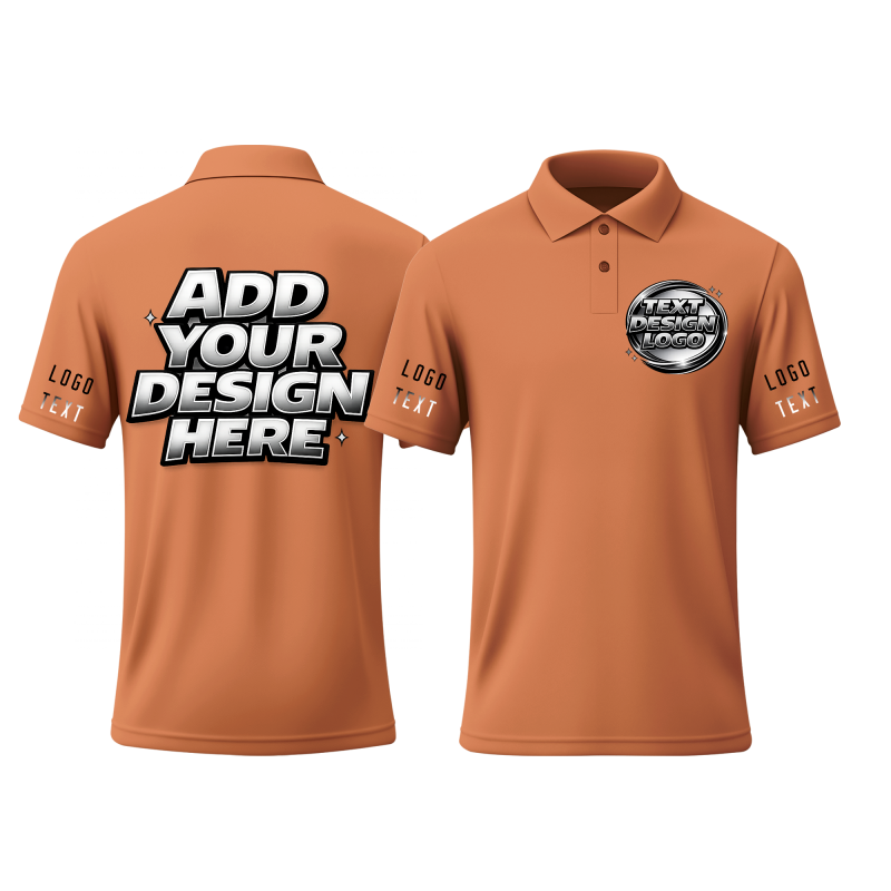Custom Team Printed Polo Shirt with Business Logo Printed Design for Event Staff