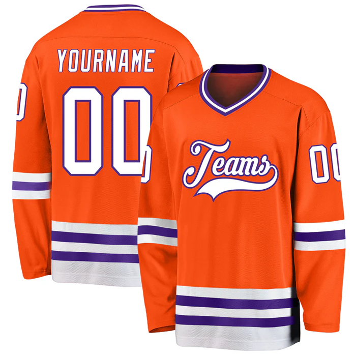 Custom Ice Hockey Jersey with Custom Front and Back with Custom Logo Name Number for School Teams and Fan Groups