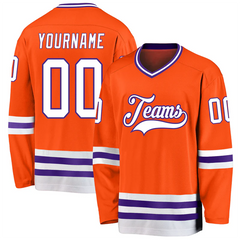 Custom Ice Hockey Jersey with Custom Front and Back with Custom Logo Name Number for School Teams and Fan Groups