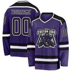 Personalized Hockey Team Jersey with Name Number and Logo with Stitched Printed for Teams Players Fans Men Women Youth Kids