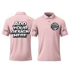 Printed Custom Printed Polo Shirt with Staff Name and Logo for Conference Groups
