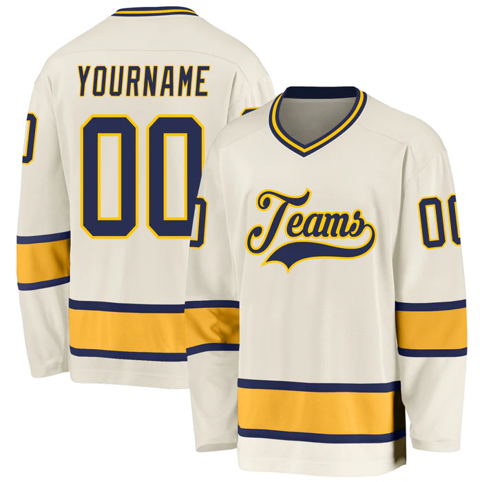 Custom Hockey Team Jersey Solid Team Jersey with Custom Name Number Team Logo for Men Women Youth Kids