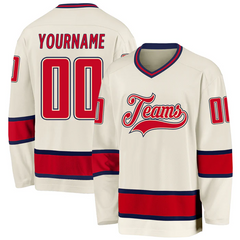 Custom Hockey Team Jersey Stitched Printed Name Number with Stitched Printed Name Number Team Logo for Men Women Youth Kids