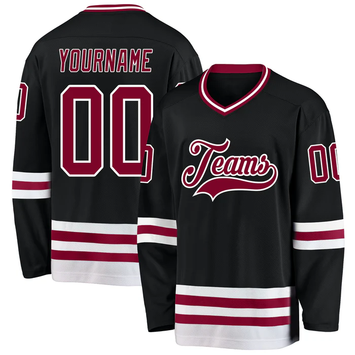 Stitched Printed Team Logo Custom Hockey Team Jersey for Game Night Outfit with Stitched Printed Name Number Team Logo for Men Women Youth Kids