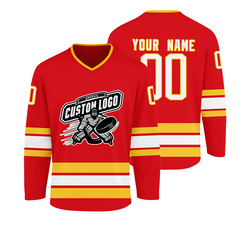 Stitched Printed Team Customization Personalized Hockey Jersey for Fan Appreciation Day for Teams Players Fans Men Women Youth Kids
