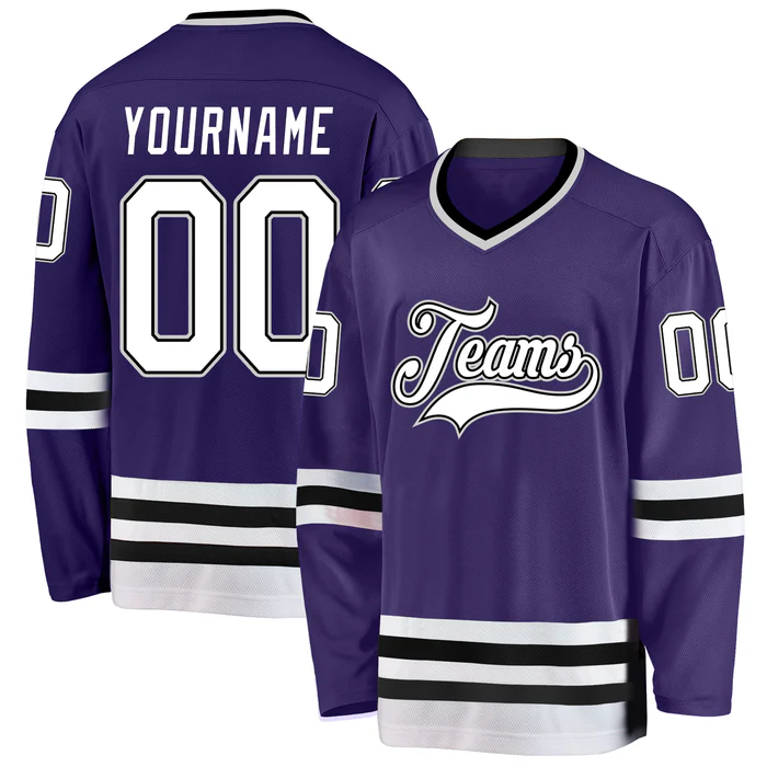 Custom Ice Hockey Team Jersey Stitched Printed Name Number Logo for Hockey Birthday for Teams Players Fans Men Women Youth Kids