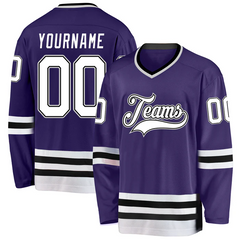 Custom Ice Hockey Team Jersey Stitched Printed Name Number Logo for Hockey Birthday for Teams Players Fans Men Women Youth Kids