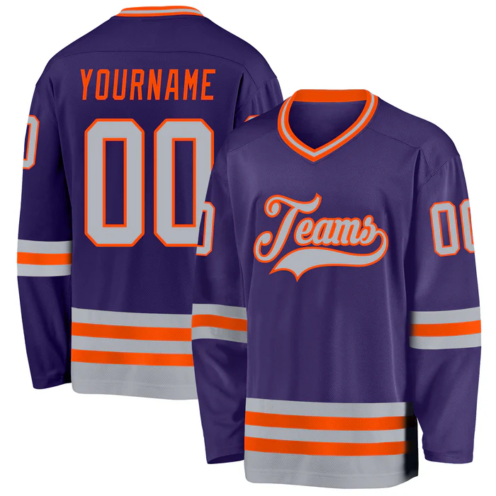 Custom Hockey Game Jersey for Graduation Gift with Stitched Printed Name Number Logo for Team Uniforms