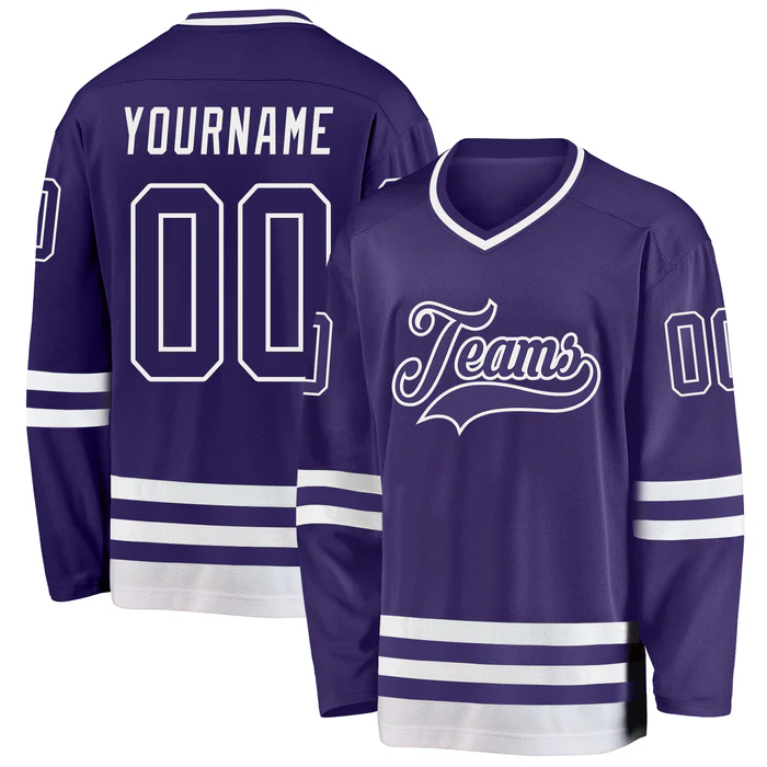 Custom Hockey Team Uniform Family Matching Stitched Printed with Stitched Printed Name Number Team Logo for Men Women Youth Kids