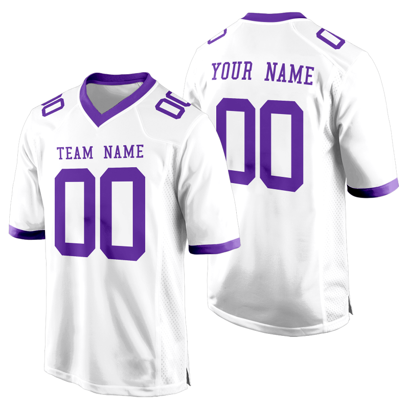 Personalized Football Team Jersey with Custom Lettering Fan Gift