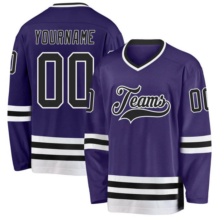 Stitched Printed Hockey Design Custom Hockey Game Jersey with Stitched Printed Name Number Team Logo for Men Women Youth Kids