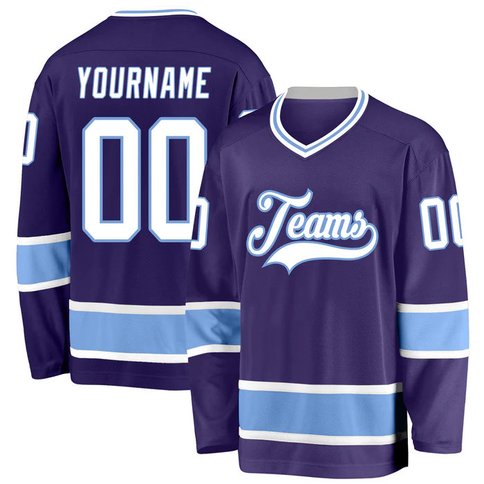 Custom Ice Hockey Team Jersey with Team Name and Logo with Stitched Printed Team for Teams Players Fans Men Women Youth Kids