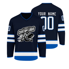 Personalized Hockey Team Jersey with Custom Team Logo Hockey Gift with Personalized Player Details for Teams Families and Fans
