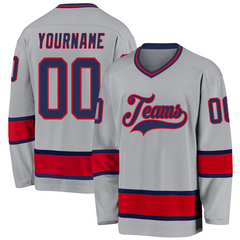 Custom Hockey Team Uniform Stitched Printed with Stitched Printed Name Number Team Logo for Men Women Youth Kids