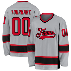 Personalized Ice Hockey Jersey with Sleeve Number with Stitched Printed Custom Design for Teams Players Fans Men Women Youth Kids