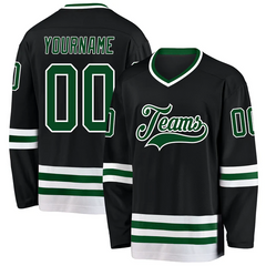 Striped Custom Hockey Team Jersey Stitched Printed Team Logo with Stitched Printed Name Number Team Logo for Men Women Youth Kids