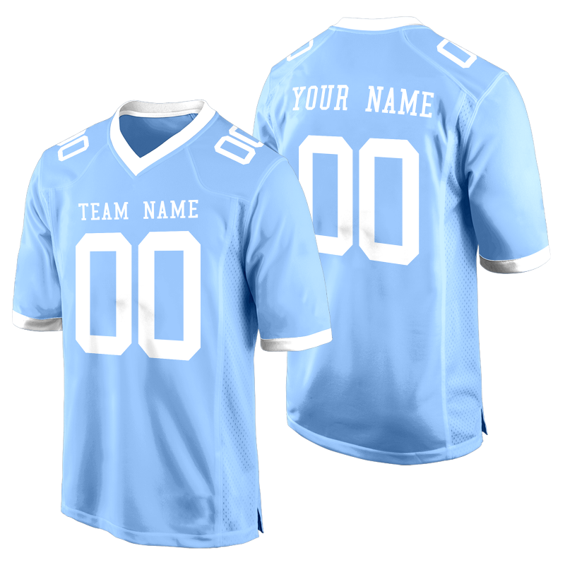 Shoulder Number Personalized American Football Jersey for Church Teams