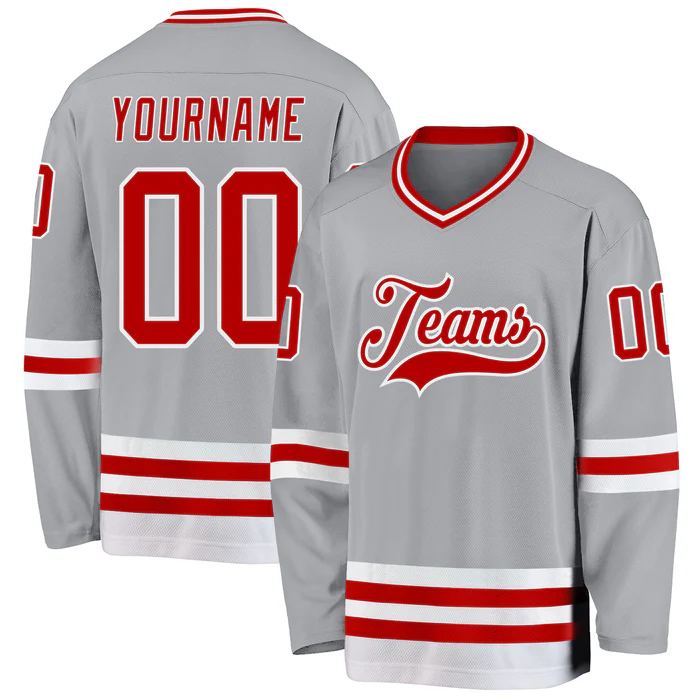 Retro Custom Hockey Practice Jersey Stitched Printed Team Customization with Stitched Printed Name Number Team Logo for Men Women Youth Kids