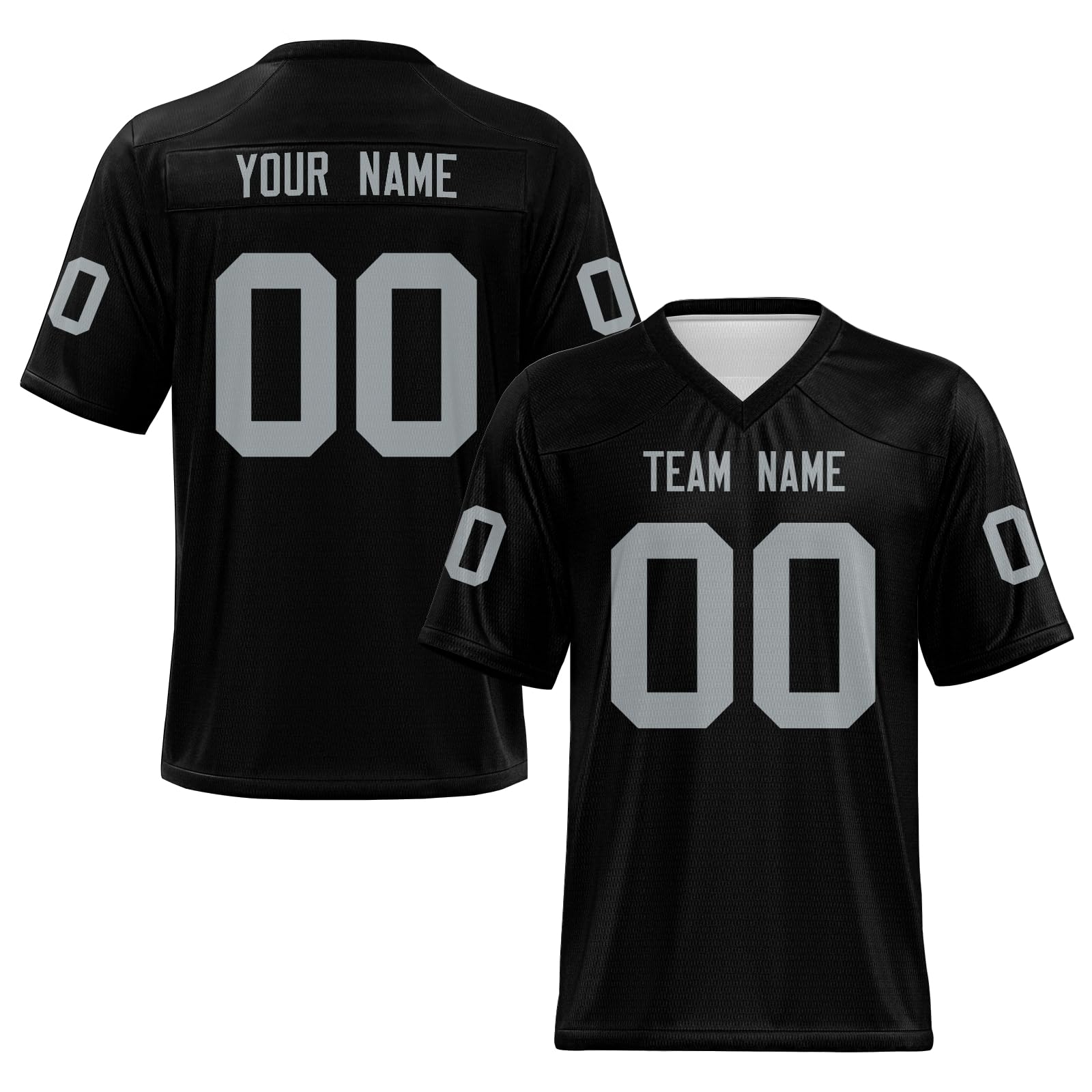Custom Football Team Uniform with Team Name and Logo Stitched Printed Custom Design