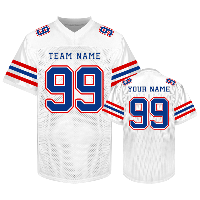 Custom Football Uniform Stitched Printed Personalization for Sports Clubs